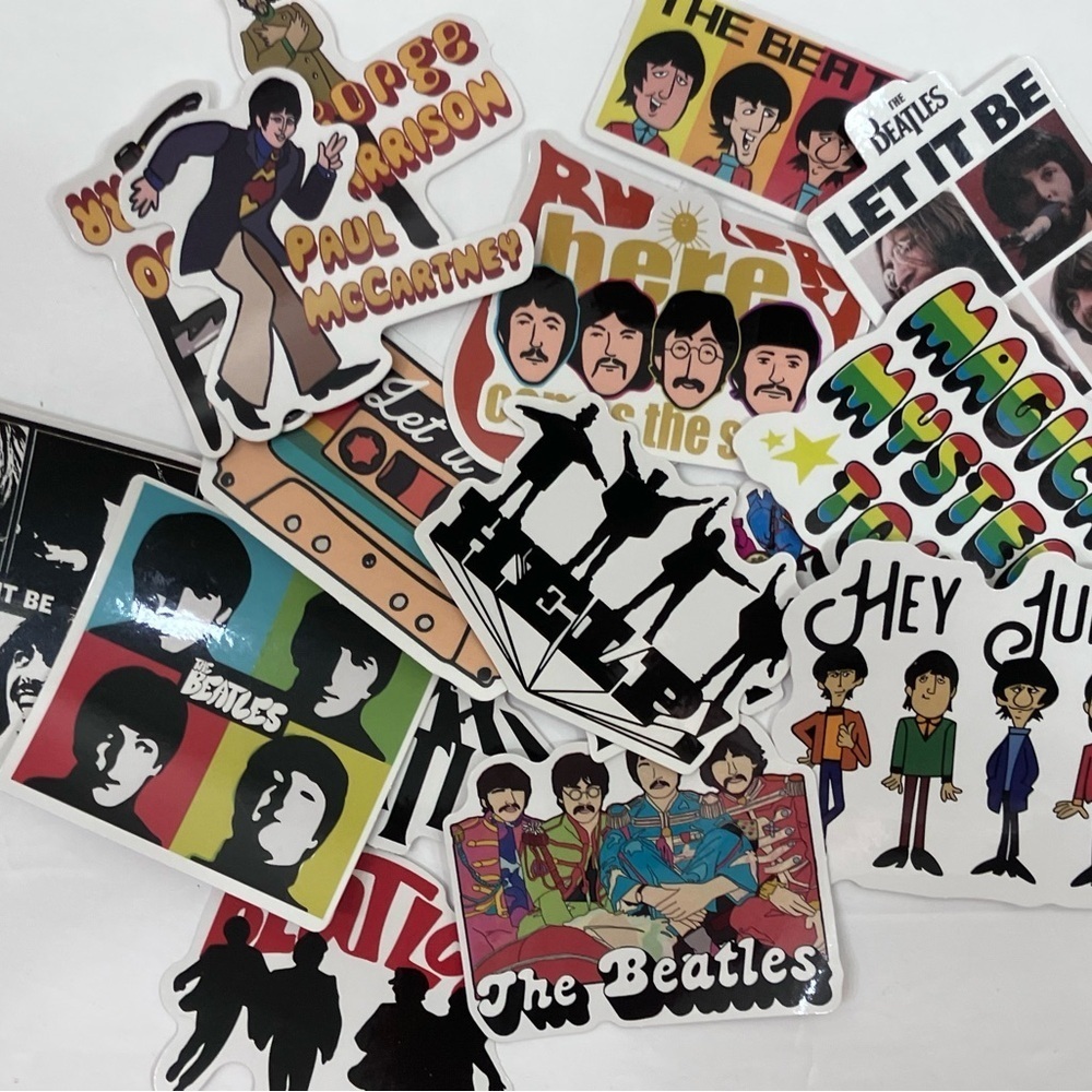 The Beatles Colorful Sticker Set - Picture 8 of 10